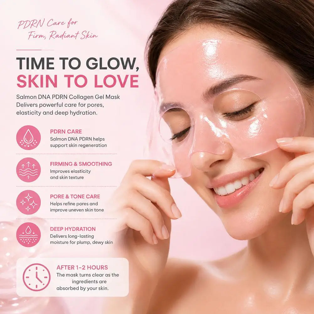 Quasi PDRN Collagen Moisturizing Facial Mask Lift and Tighten Facial Skin Skincare Set Korean Night Cream Serum Face Mask Set